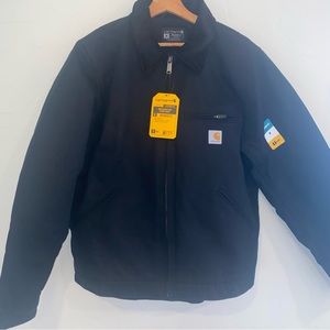 New relaxed fit carhartt jacket.  Size medium.  Color black